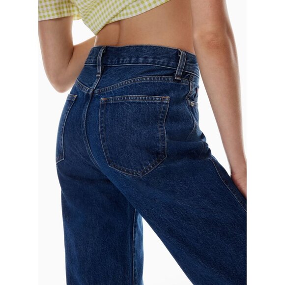 Aritzia SUNDAY BEST Jupiter 90's Medium Blue High Rise Wide Leg Jeans, Size 2 - Picture 15 of 16